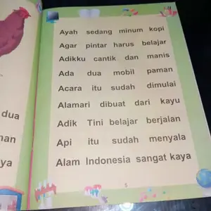 Buku Anak - Lancar Membaca Jilid 2A untuk Anak TK dan SD Full Color belajar