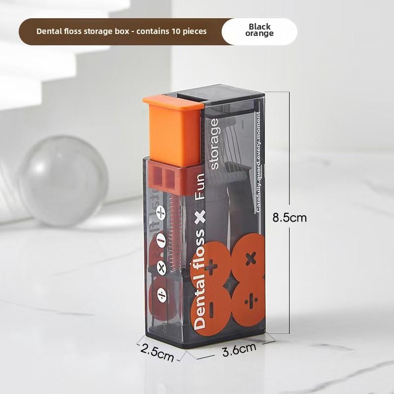 Product Introduction of Dental Floss Dispenser Containing 10Pcs Floss Dental Floss Storage Box Auto Refillable Oral Hygiene Care Floss Pick 6