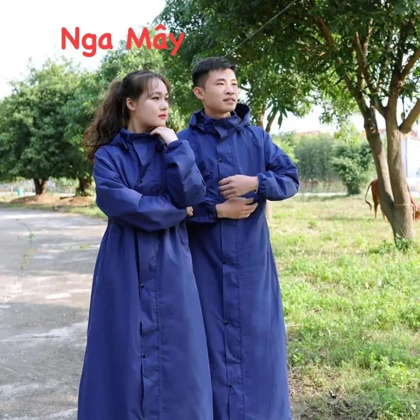 (ẢNH THẬT-BÃO SALE) Áo Mưa Măng Tô Cao Cấp 2lớp Chống Thấm Tuyệt Đối Xuất Khẩu Nhật Hàn