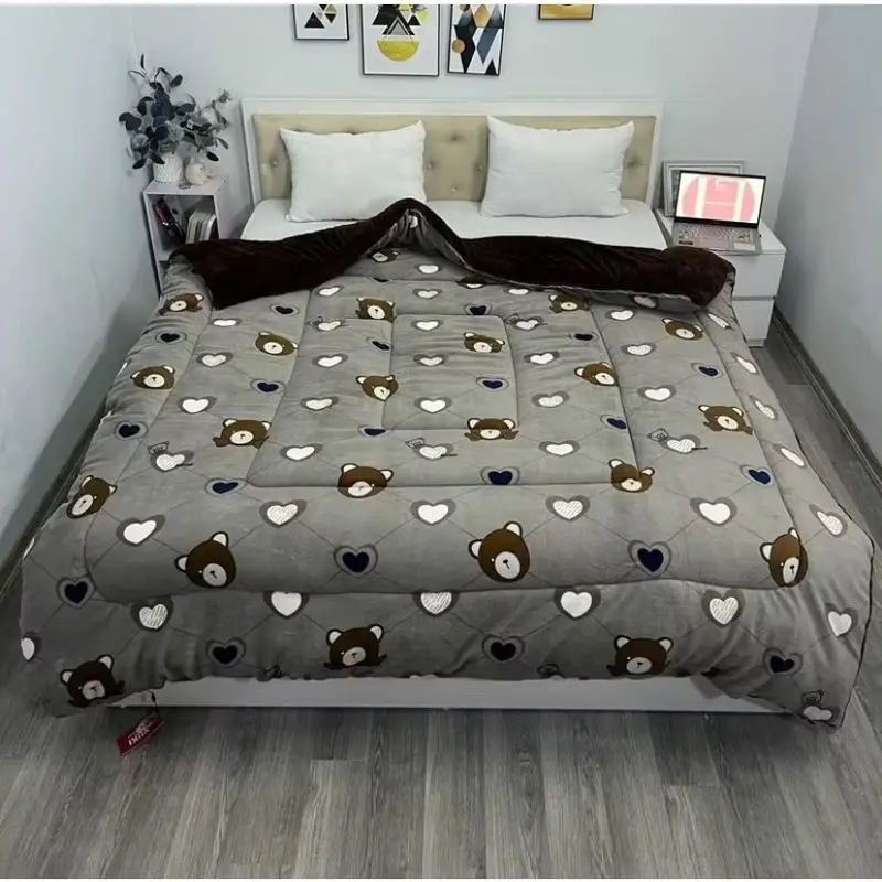 Chăn Lông Cừu Yuki Xuất Nhật Nặng 3,5 kg, Mền YUKI Dày Mịn Kích Thước 2mx2m3 chan long ấm nhung tam ngủ đông 7