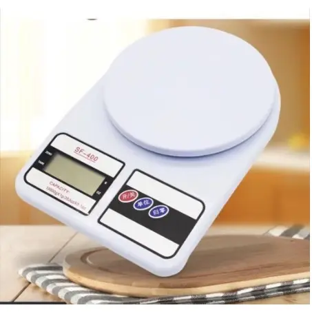 Timbangan Dapur Digital / Timbangan Kue Kitchenware Tahan Lama White Measuring Utensils