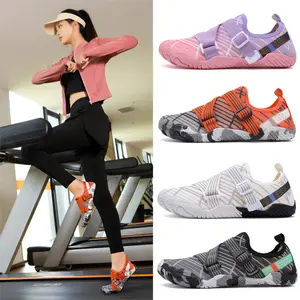 [Tersedia] 2025 Baru Pria dan Wanita Kebugaran Dalam Ruangan Sepatu Sol Lembut Penyerap Guncangan Diam Anti-Slip Bernapas Ringan Barefoot Sepatu Olahraga Deadlift Jongkok Yoga Sepatu Non-slip Kualitas Tinggi Gym Outdoor Gym Outdoor sepatu  pantai