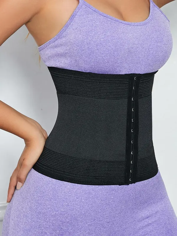 Women's Adjustable Hook & Eye Closure Front Waist Trainer, Tummy Control Shaper, Waist Cincher for Postpartum Recovery, Shaper for Women, Belly Binder 2