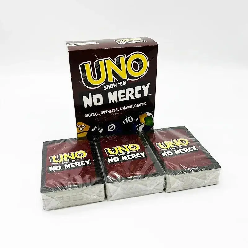UNO No mercy Cards Game Interstellar Puzzle Card Games Family entertainment friends graduation gatherings board  card game