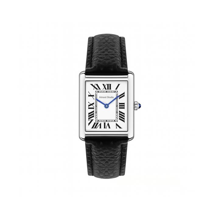 Promo Almost Studio Recta Dial Watch - Jam Tangan Analog Stainless ...