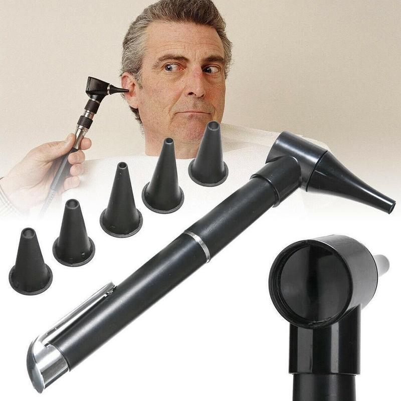 Di động Tai Mũi phát sáng Ống soi tai Mini Kiểm tra Đen Penlight Lâm sàng họng…