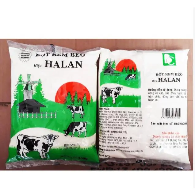 Bột Kem Béo, Bột sữa Hà Lan - Gói 500g dùng pha trà sữa, sinh tố, chè, làm bánh...