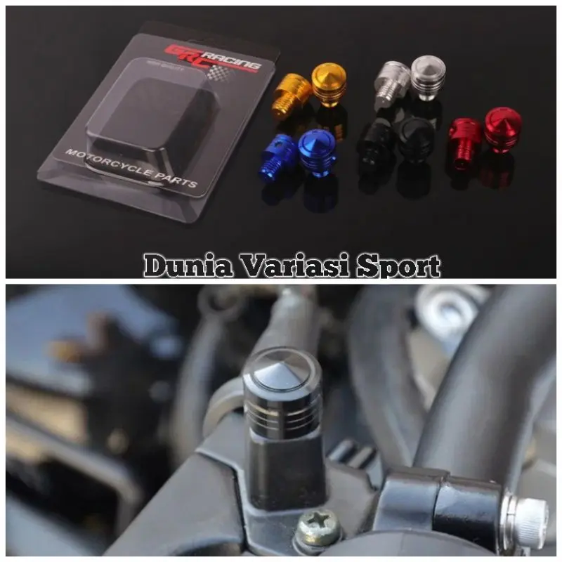 Tutup Lubang Baut Spion Honda&Yamaha Baut Tutup Spion Model BD/Smile Variasi Universal
