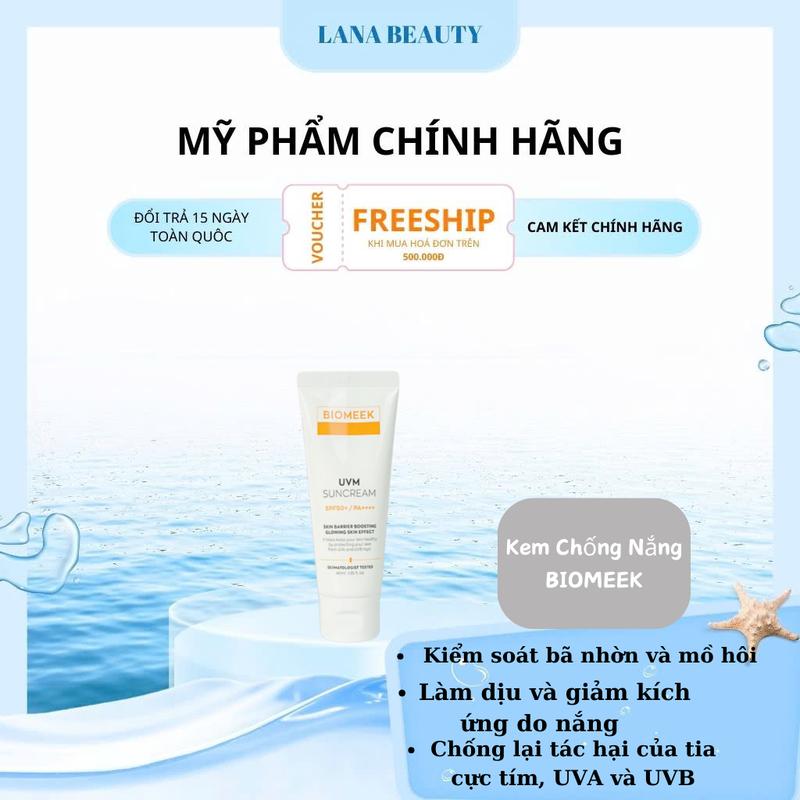 Kem chống nắng BIOMEEK SPF 50