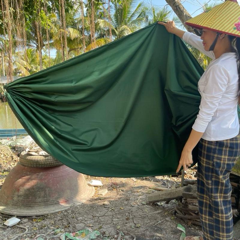 Võng dù 1 lớp dày dặn ngang 1m5 dài 2m1 1