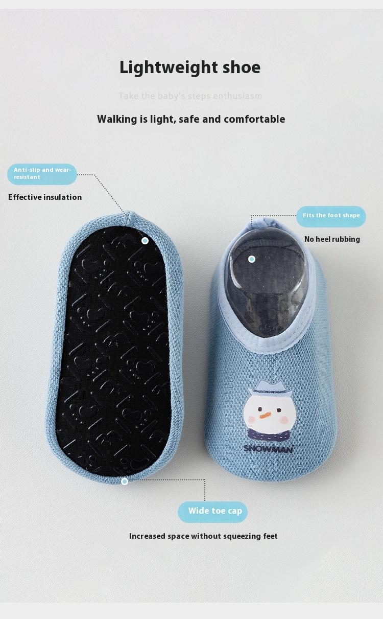 Product Introduction of Floor Socks for 1-3 Years Old, Spring and Summer Non-Slip Walking Shoes for Children, Baby Floor Shoes, Infant Shoes for 6-12 Months, Class A 2