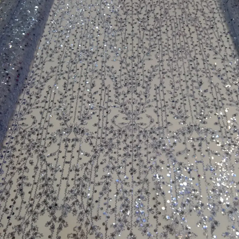 Tule Sequin Ruby. Full Sequin spangle 4