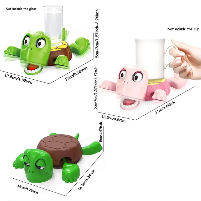 Turtle Design Coaster, 1 Count Cute Cartoon Turtle Design Coaster, Funny Press Type Coaster, Decorative Coaster for Home Kitchen Dining Room 2