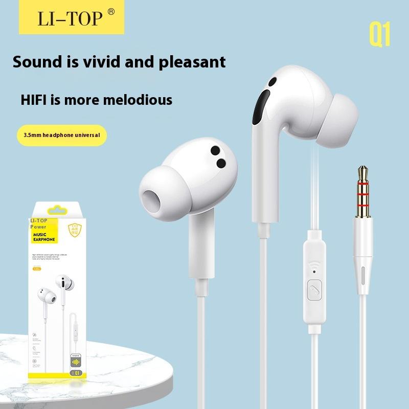 Tai nghe nhét tai có dây chất lượng cao với mic, jack cắm 3.5mm phổ thông, âm…
