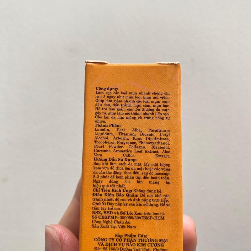 Kem Nghệ Sunface Nano Cucurmin - Tuýp 10ml 3