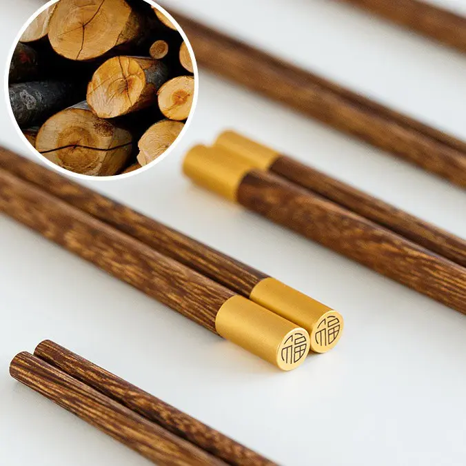 Đũa Gỗ Jinfu, đũa gỗ cánh gà  phong cách Nhật Bản, sử dụng cho gia đình, nhà hàng, khách sạn 5