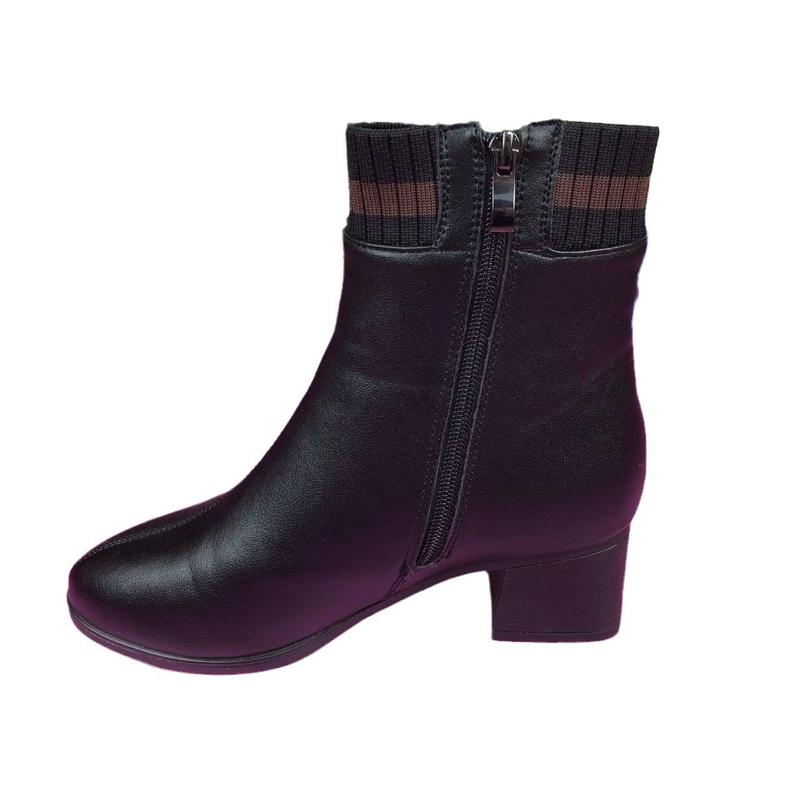 Giày boot cổ thấp, boot da lót lông ấm áp, boot da bò GN55 Jean