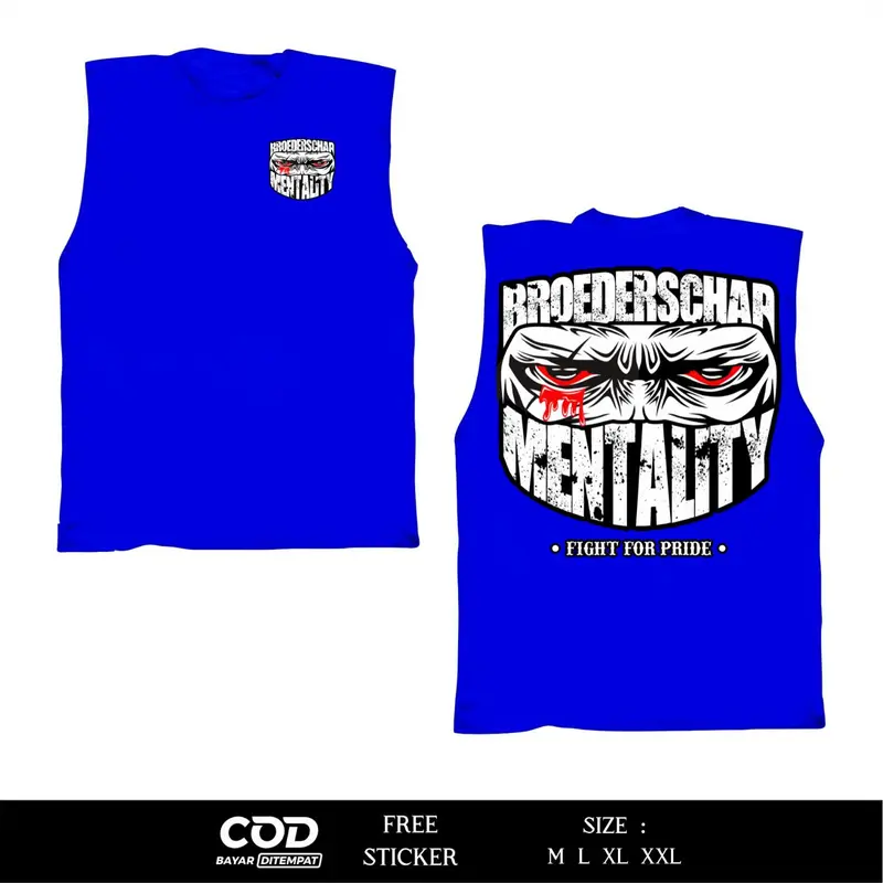 Kaos Singlet Pshw Broederschap Mentality Fight For Pride 4