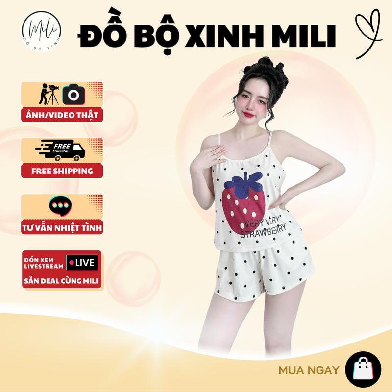 ĐỒ BỘ NỮ, ĐỒ MẶC NHÀ, ĐỒ NGỦ NỮ, ĐỒ NGỦ XINH. Áo 2 Dây, Thun Tăm Cao Cấp. QUẦN ĐÙI CÓ TÚI, VIỀN LAI BÈO. IN HÌNH 3D, HOẠT TIẾT DỄ THƯƠNG. Women Lịch Voi Thun cute