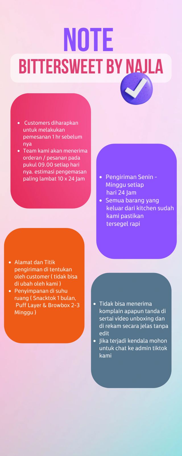 [Bittersweet by Najla] 2 SNACKTOK ( FULL COOKIES CHOCO MILK & FULL COOKIES NUTELLA )