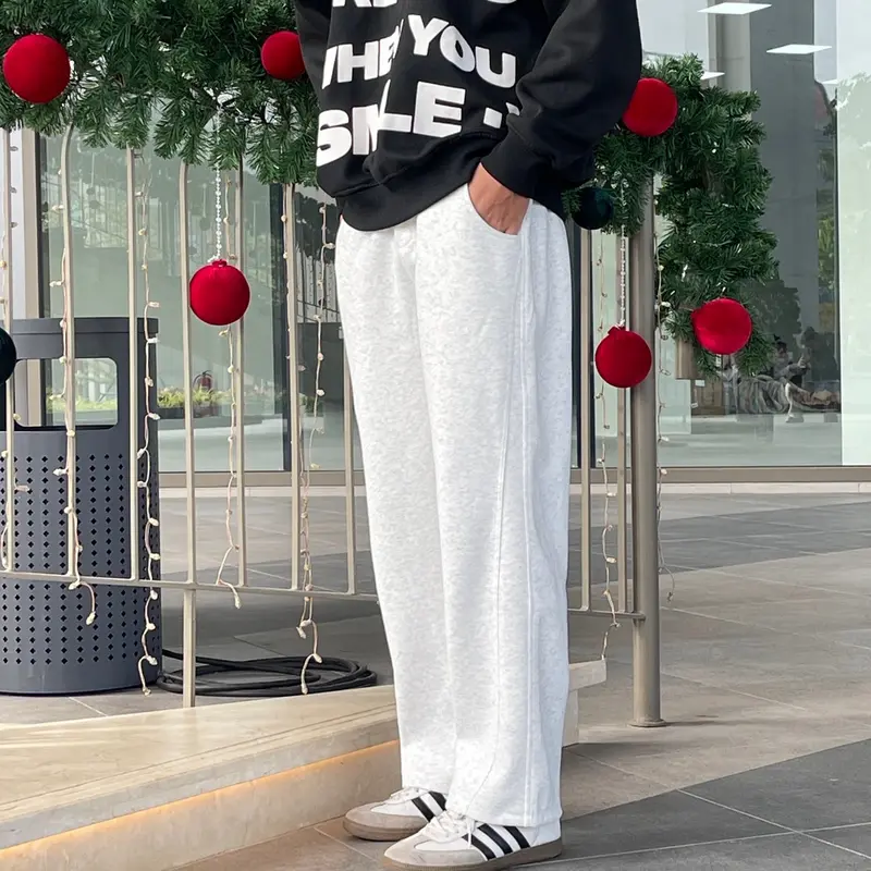Quần Nỉ 2 Da From Suông Nam Nữ Track Pants [DYNG STORE] 7
