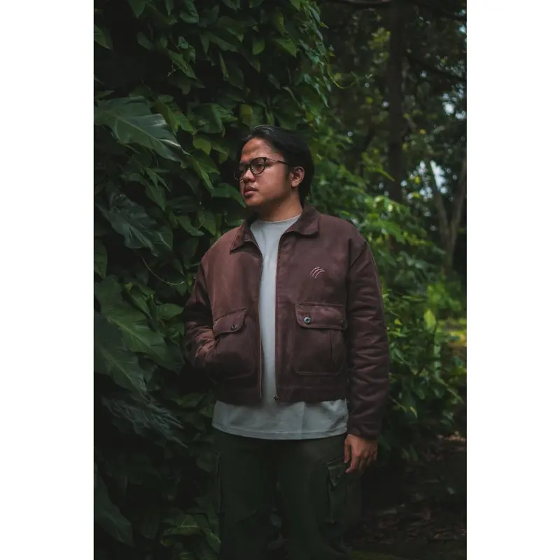 WORK JACKET "MOLESKIN" | BROWN SUEDE | 368 GSM | INYIAK BALANG 6