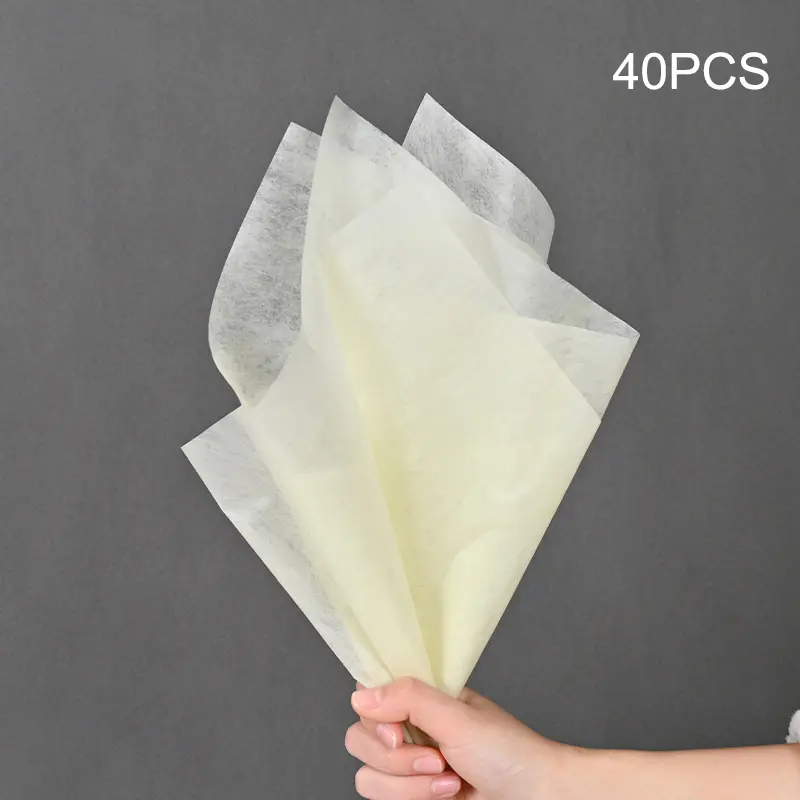 Giấy Đóng Gói Hoa, Trong Mờ, Lót Bông Sữa, Thích Hợp Để Bó Hoa, Đám Cưới, Trang Trí Màu Sắc Mềm Mại, Giấy Đóng Gói 8