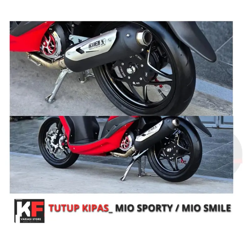 Tutup Kipas Mio Sporty Cover Kipas Mio Sporty Set Spinner Sabit Two Tone PNP Mio Smile Sporty Soul Karbu Nouvo 1