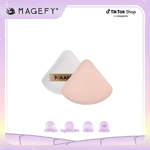 MAANGE Triangle Puff MAG51144 – Spons Makeup Segitiga Lembut untuk Cushion & Bedak Wajah