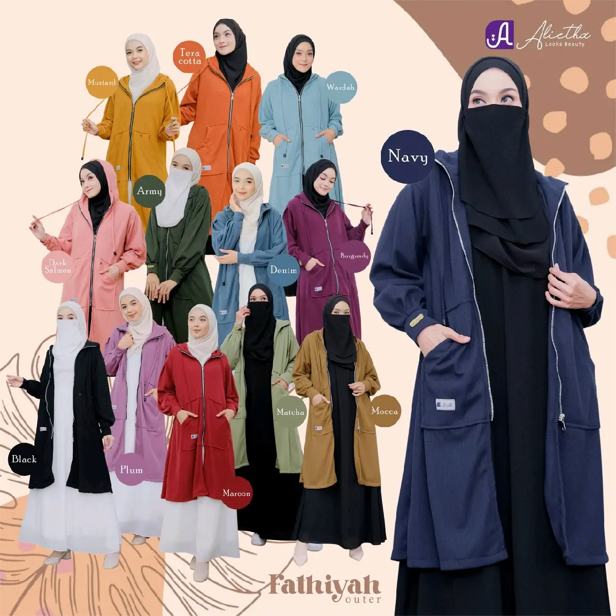 Outher Jaket  Fathiyah by Alietha Outer