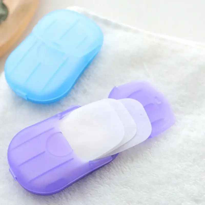 Random Color Disposable Hand Soap Paper, Portable Travel Hand Washing Soap Sheet, Comfort Mini Hand Cleaning Tablet, Outdoor Travel, Camping Accessories, Travel Essentials, Teenage Girl Gifts 7
