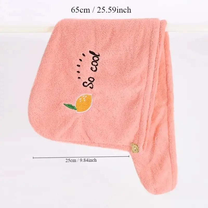 Star & Letter Pattern Hair Towel, Soft Hair Towel Wrap, Hair Towel Cap for Women & Girls, Girly Bedroom Accessories, Boyfriend Gifts 5