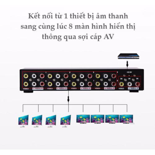 Bộ chia tín hiệu AV 1 ra 8 MT - Viki 2