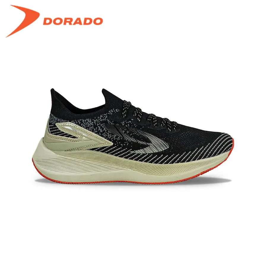 Sepatu 910 Nineten Haze INFIKNIT - Hitam / Cream / Orange (Running)