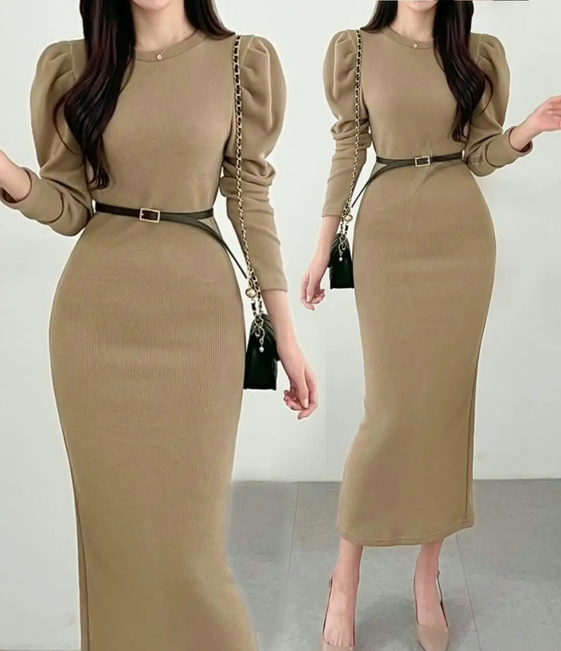 HCLL Dress Koyasi - Casual Dress Wanita - Dress Rajut Terbaru