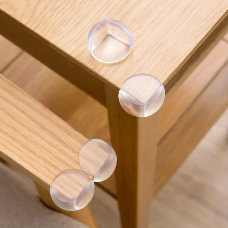 Bọc silicon Bọc Góc Bàn Bịt Cạnh Bàn Bọc Góc Nhọn Tủ Giường Chống Va đập An Toàn Cho Bé set 4 chiếc