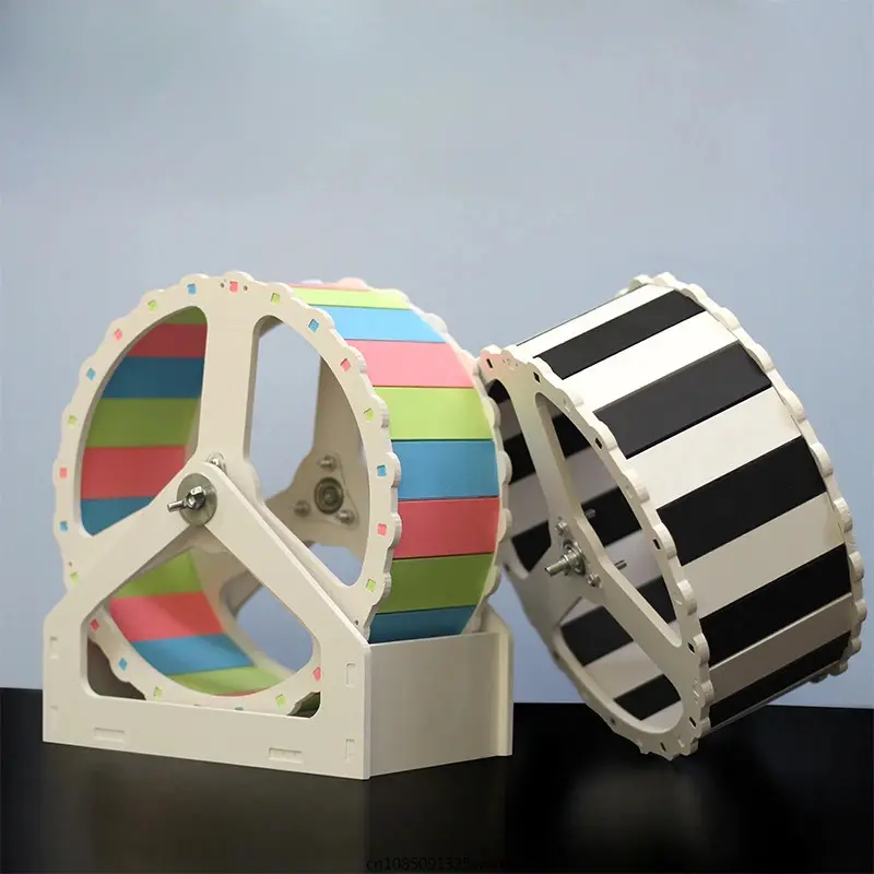Pet Hamster Sport Wheel Hamster Running Wheel Hamster Disc Exercise Wheel with Stand Funny Running Disc Toy Wheel for Hamster