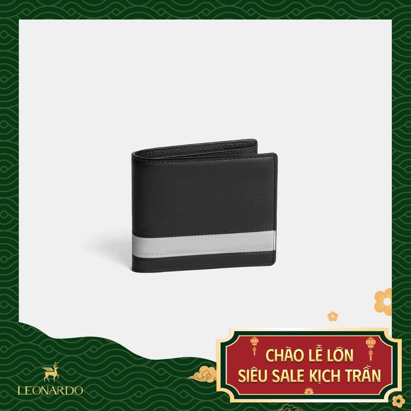 MEGA LIVE Ví Nam Tặng Người Yêu Cosmos 02 chất liệu da Saffiano - Đóng Hộp Sang Trọng - Thương Hiệu Leonardo