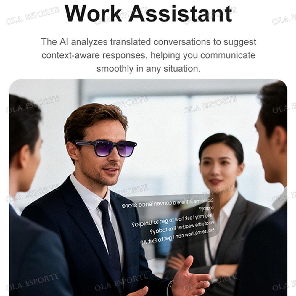 New 8K AI Smart Glasses With 100MP Camera Chat GPT Touch Sport Sunglasses Bluetooth Call Video Music Player For Men Women 2025 - Image 3