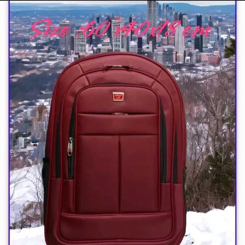 ba lô du lịch Bình An size khổng lồ 60x40x18cm , sức chứa 20 đến 25 bộ đồ , vải trơn trượt , bảo hành  24 tháng Đeo Vai Backpack 2