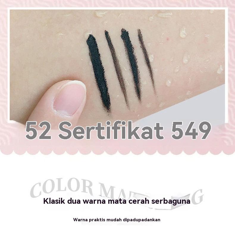 MUSIC FLOWER 2-in-1 Eyebrow & Eyeliner Gel 24H Natural Look Finish Oil Control Waterproof Smudge Proof Tahan Lama：MUSIC FLOWER