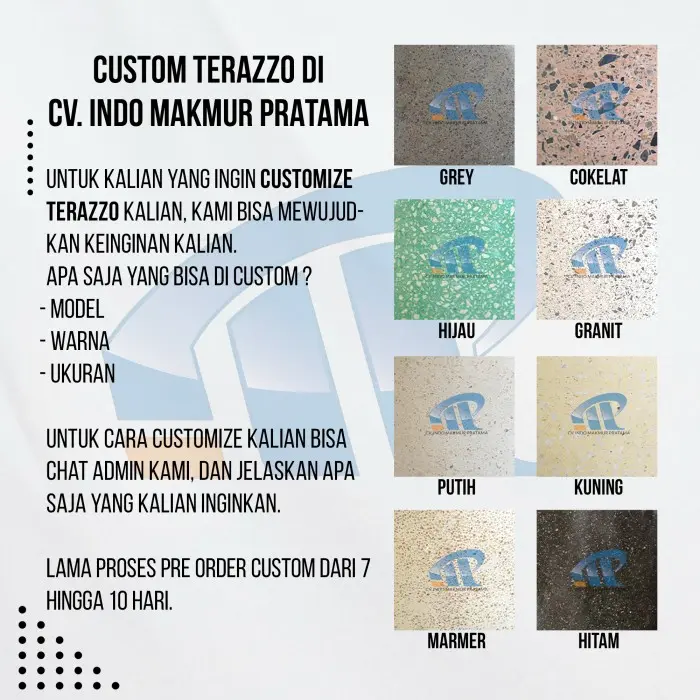 Bak mandi teraso Tipe Mini T50x40 CM Varian Putih 2