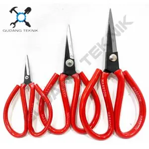 (MERAH) Gunting Kodok 5" 7'' 8" Serbaguna HASSTON PROHEX / Gunting Potong Mini 5 7 8 Inch HASSTON PROHEX