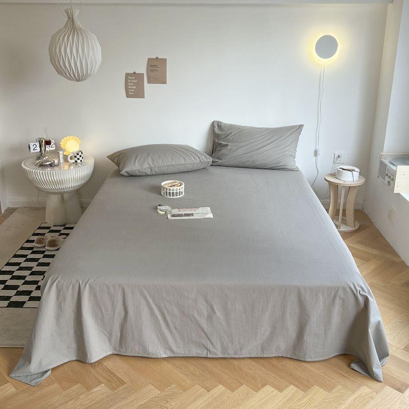 Product Introduction of Ga Trải Giường Đơn, Phong Cách Đơn Giản, Một Mảnh, Thích Hợp Cho Giường Ký Túc Xá, Giường Đơn, Không Vón Cục, Thân Thiện Với Làn Da, Thích Hợp Cho Mùa Hè, Lý Tưởng Cho Giường Sinh Viên, [Giảm Giá Trực Tiếp Từ Nhà Máy] 14