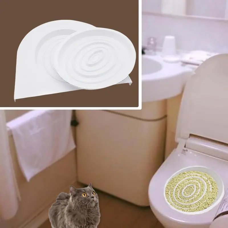 Bộ Dụng Cụ Huấn Luyện Bô Vệ Sinh Cho Mèo, Chuyên Nghiệp, Kệ Cầm Tay Chảo, Thích Hợp Cho Trong Nhà, Hộp Đựng Cát Vệ Sinh, Đồ Dùng Thú Cưng 4