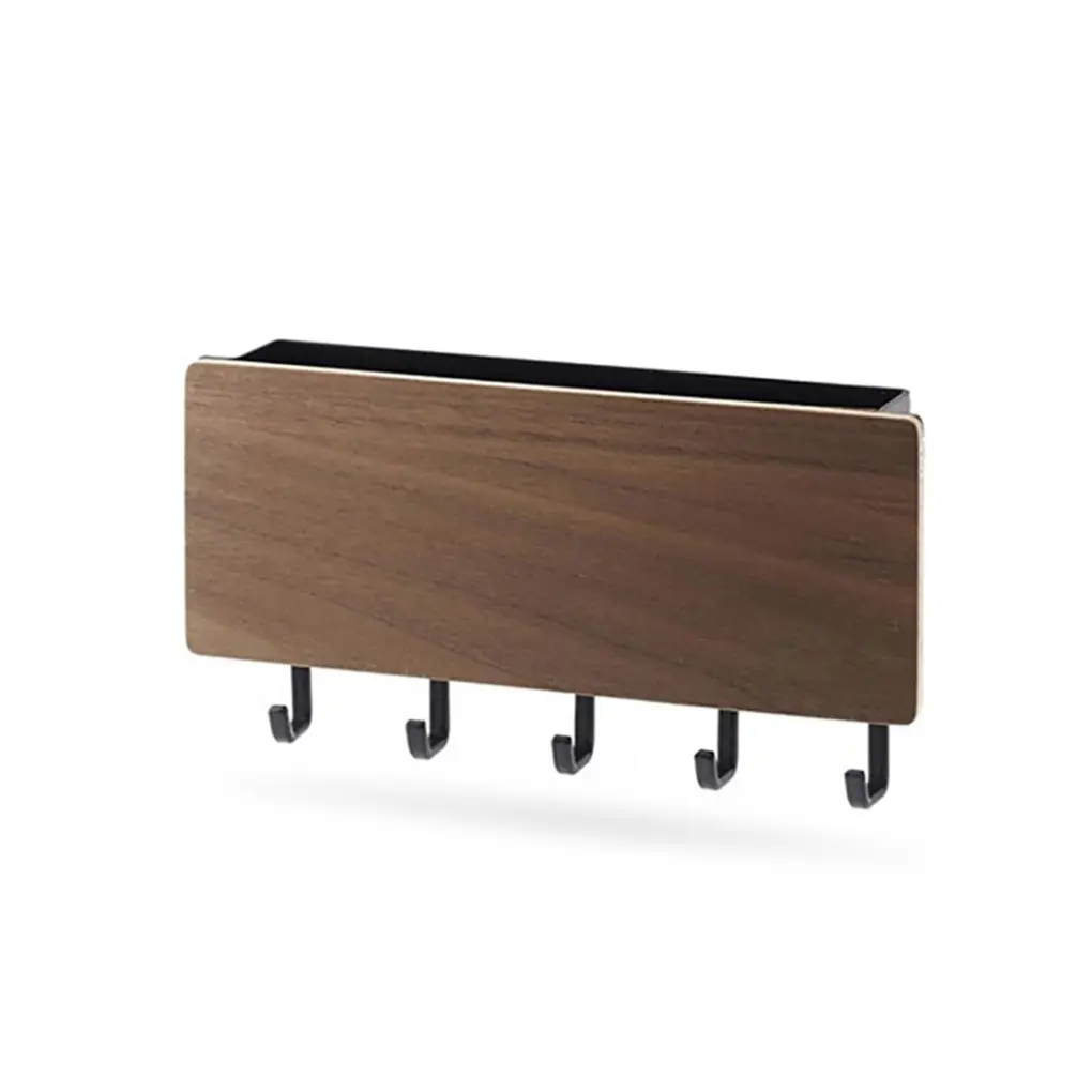 Wall Shelf Door Keys Storage Hanger Hook Box Hallway Bedroom Space Saving Rack Organizing Holder Bathroom Living Room