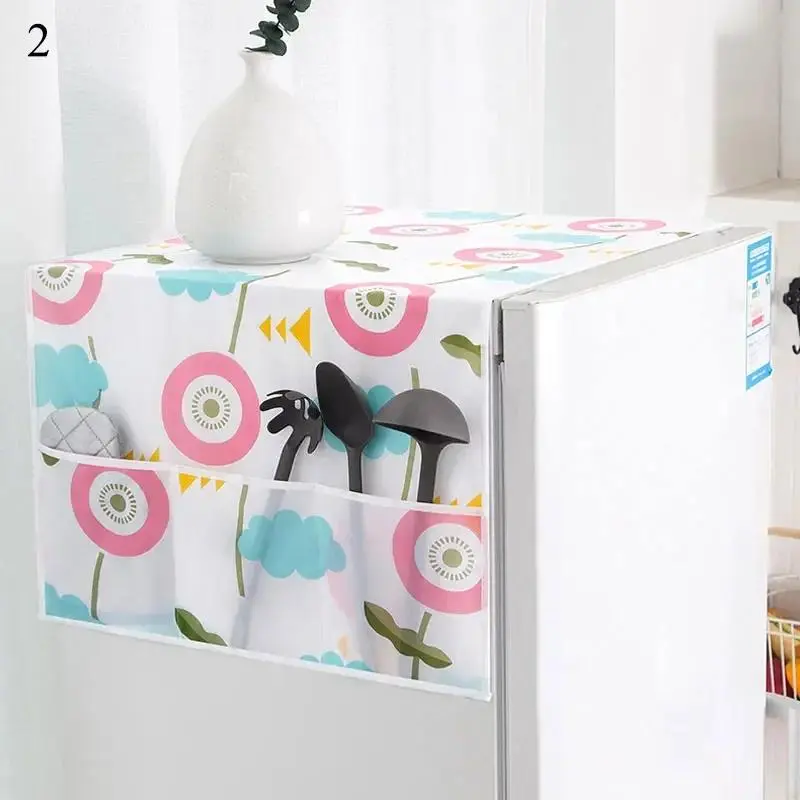 Refrigerator Cover Cloth Dust Cabinet Refrigerator Dust Cover Multifunctional Home Textile Washing Machine Dust Cover Home Storage Bag