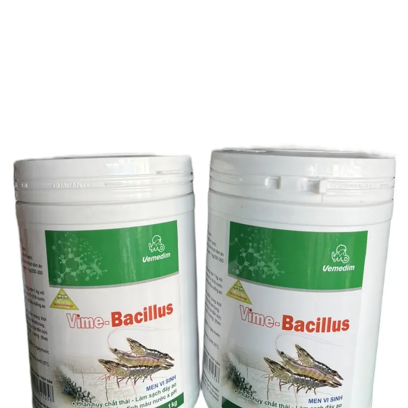 Bacillus men xử lí đáy ao, ổn định pH, phân huỷ đáy ao lon 1kg 0
