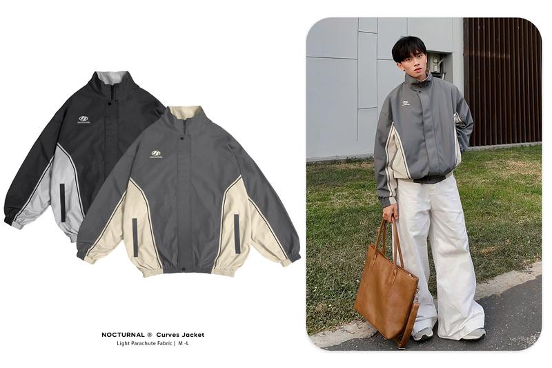 Product Introduction of Áo Khoác Dù Gió Nhẹ NOCTURNAL Curves Jacket Form Rộng Oversize Local Brand Nam Nữ Unisex 3