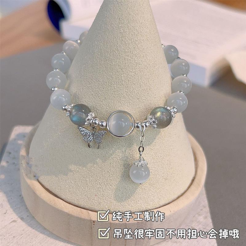 Product Introduction of Vòng Tay Tiêu Đề Hình Bướm, Thiết Kế Cổ Xưa Opal, Dành Cho Nữ, Cỡ Nhỏ Thương Hiệu Hòa Bình Fu Trung Quốc Hàng Mới Về, Màu Xám Mặt Trăng Thanh Lịch, Hàng Loạt Hàng Trăm Kiểu 6